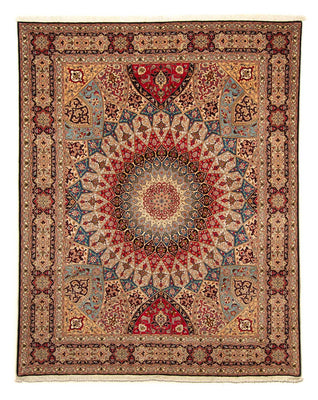 Dywan perski - Tabriz - Królewski - 255 x 206 cm - jasnobrązowy