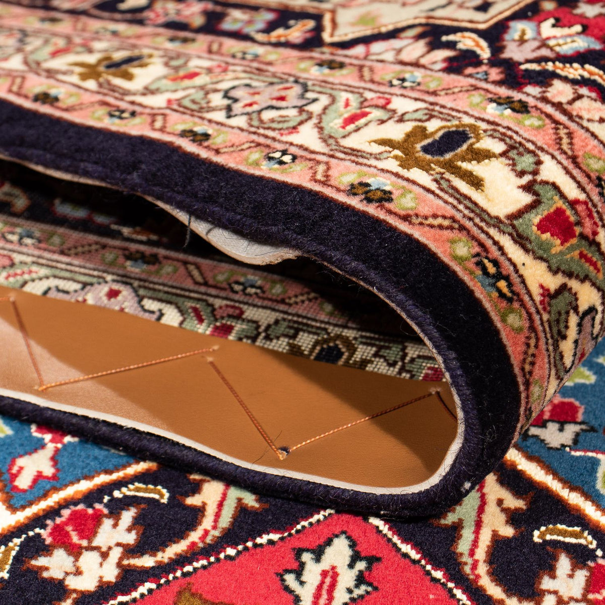 Dywan perski - Tabriz - Królewski - 255 x 206 cm - jasnobrązowy