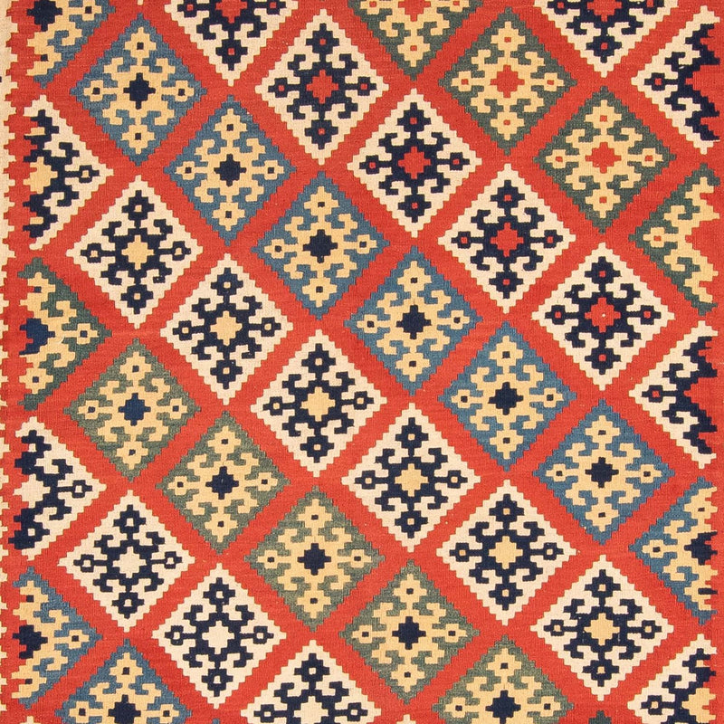 Dywan Kelim - Orientalny - 404 x 302 cm - czerwony