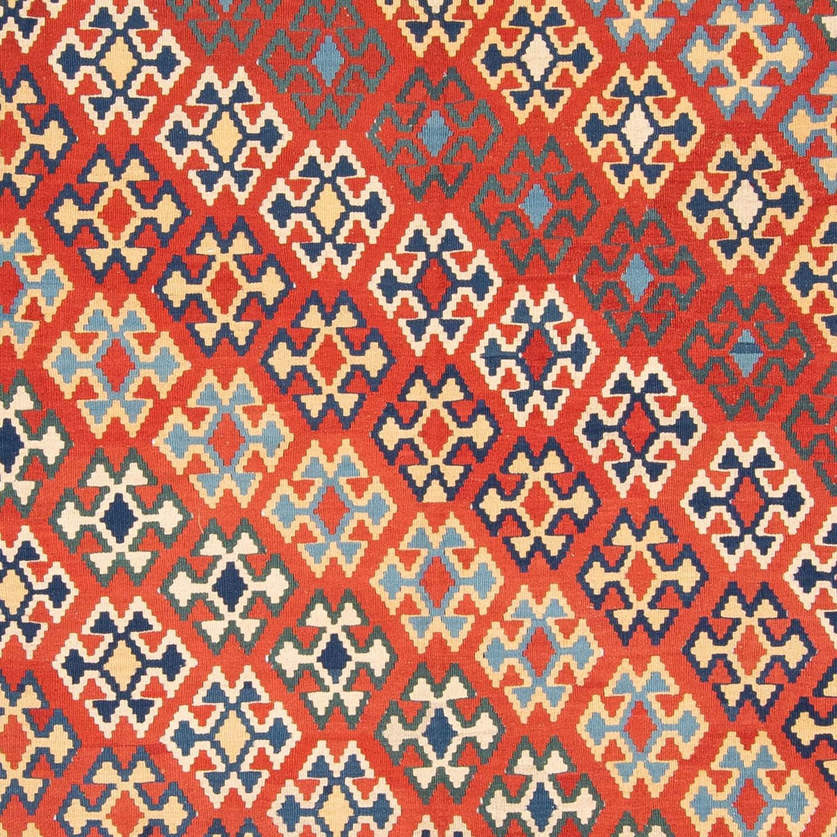 Dywan Kelim - Orientalny - 400 x 293 cm - ciemna czerwień