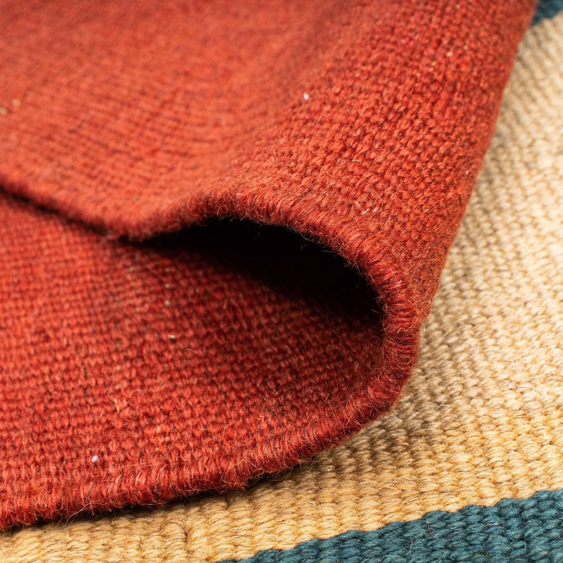 Dywan Kelim - Orientalny - 198 x 152 cm - czerwony