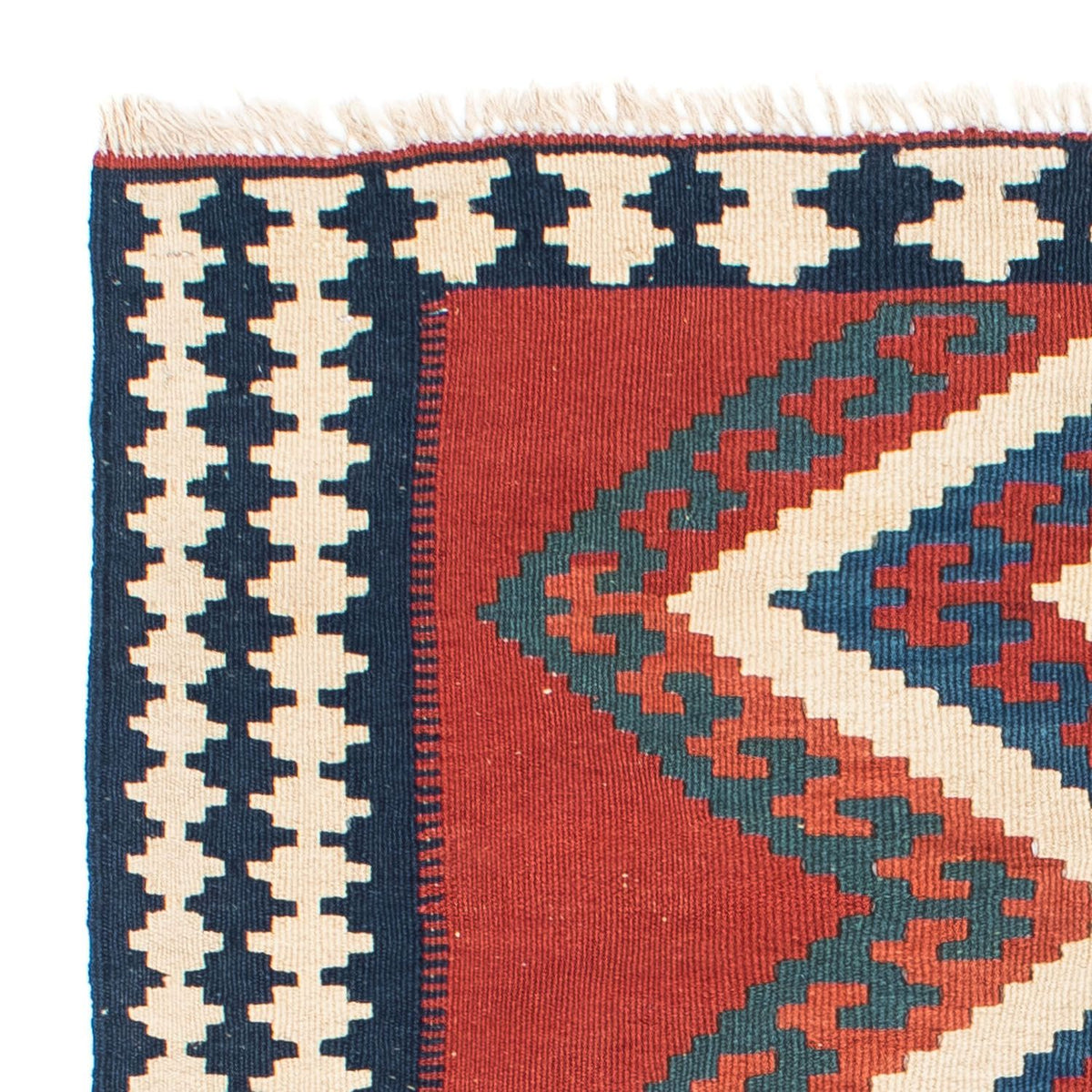 Dywan Kelim - Orientalny - 152 x 103 cm - czerwony