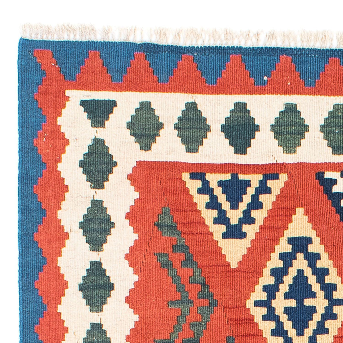 Dywan Kelim - Orientalny - 140 x 105 cm - czerwony