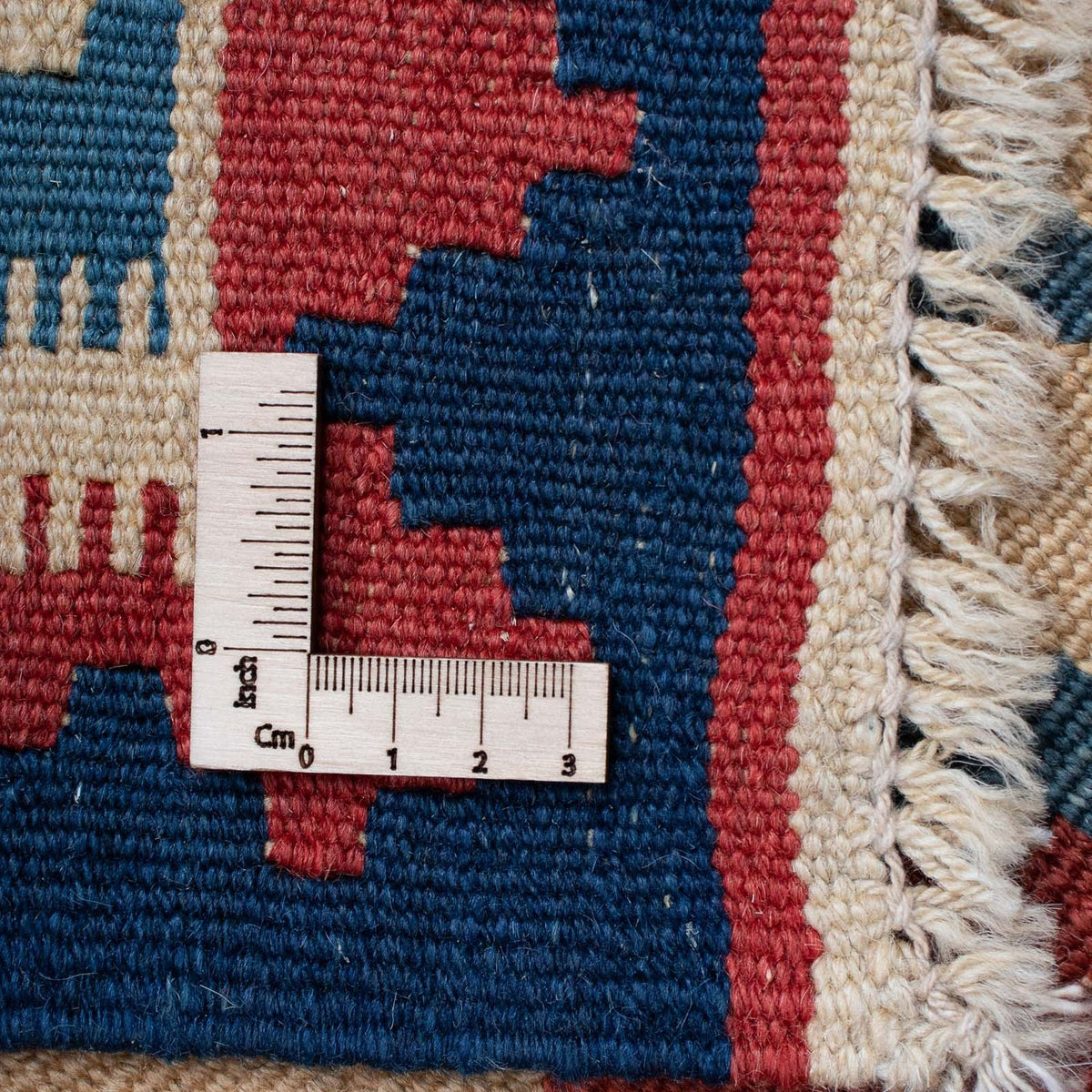 Dywan Kelim - Orientalny - 143 x 117 cm - wielokolorowy