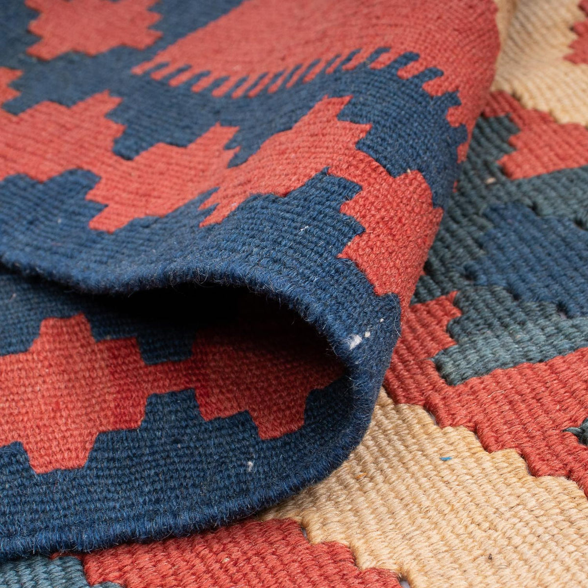 Dywan Kelim - Orientalny - 150 x 97 cm - ciemna czerwień