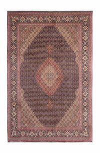 Dywan perski - Tabriz - 310 x 202 cm - ciemnoniebieski