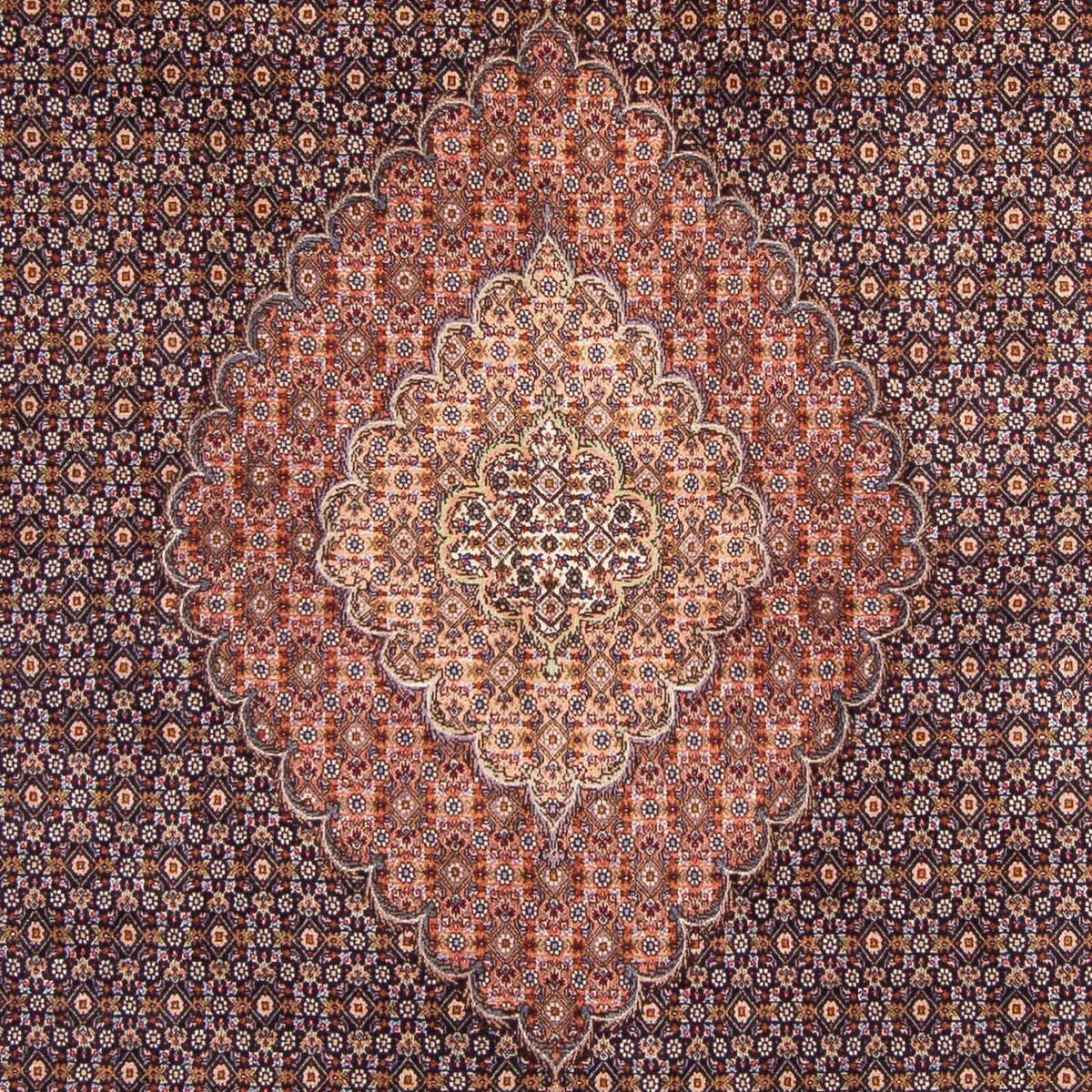 Dywan perski - Tabriz - 310 x 202 cm - ciemnoniebieski