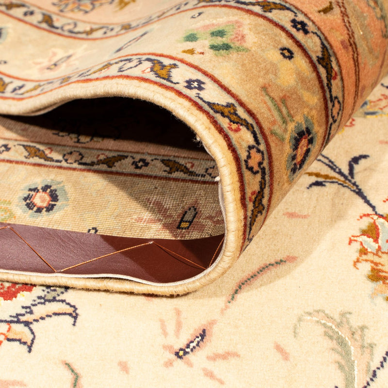 Dywan perski - Tabriz - Królewski - 261 x 243 cm - beżowy