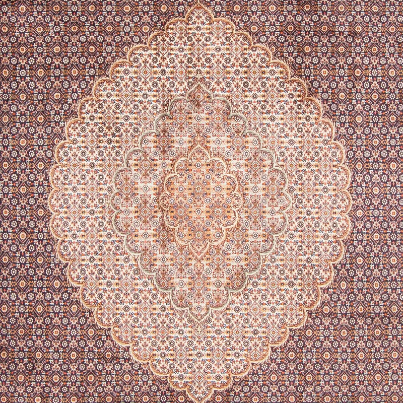 Dywan perski - Tabriz - 300 x 198 cm - ciemnoniebieski