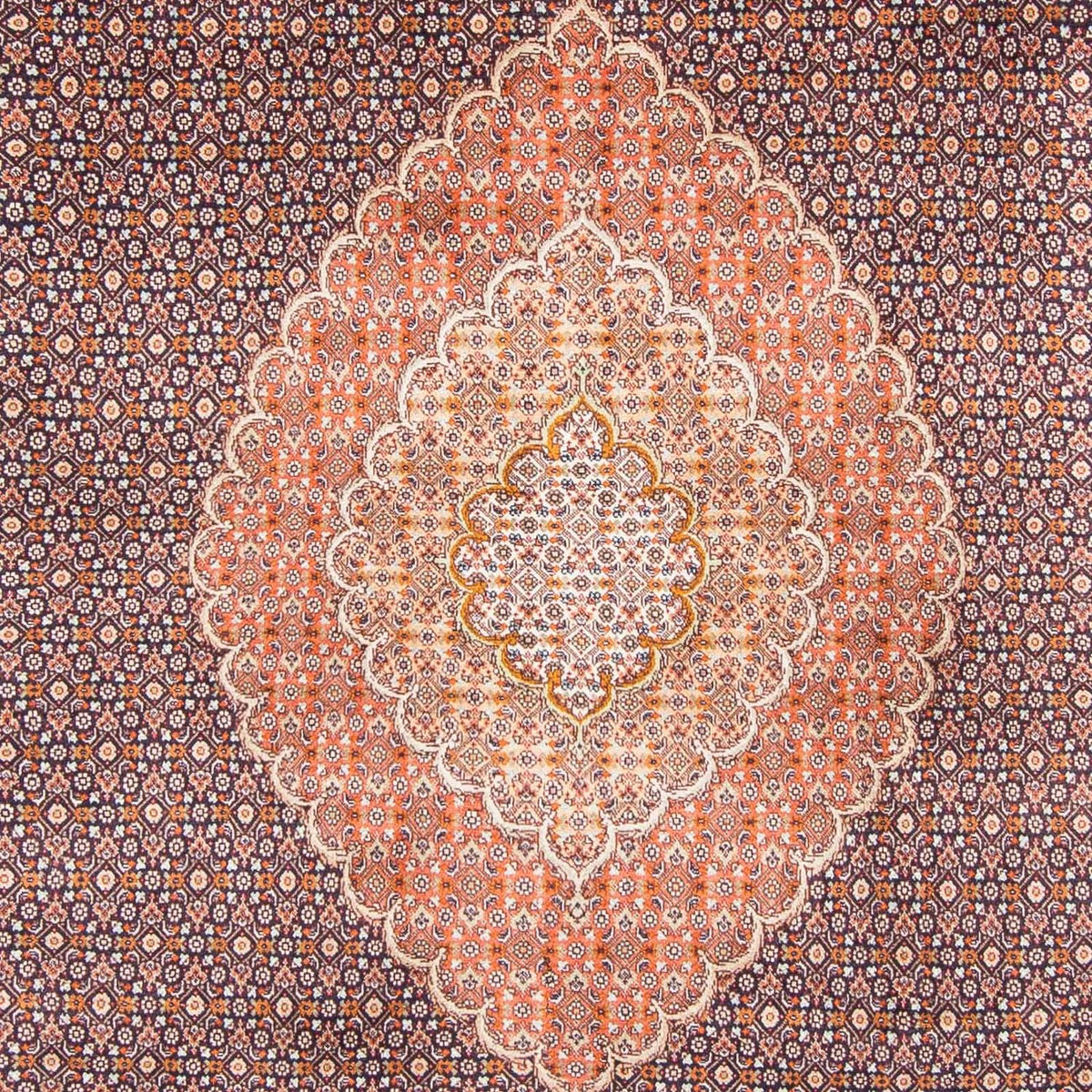 Dywan perski - Tabriz - 312 x 206 cm - ciemnoniebieski