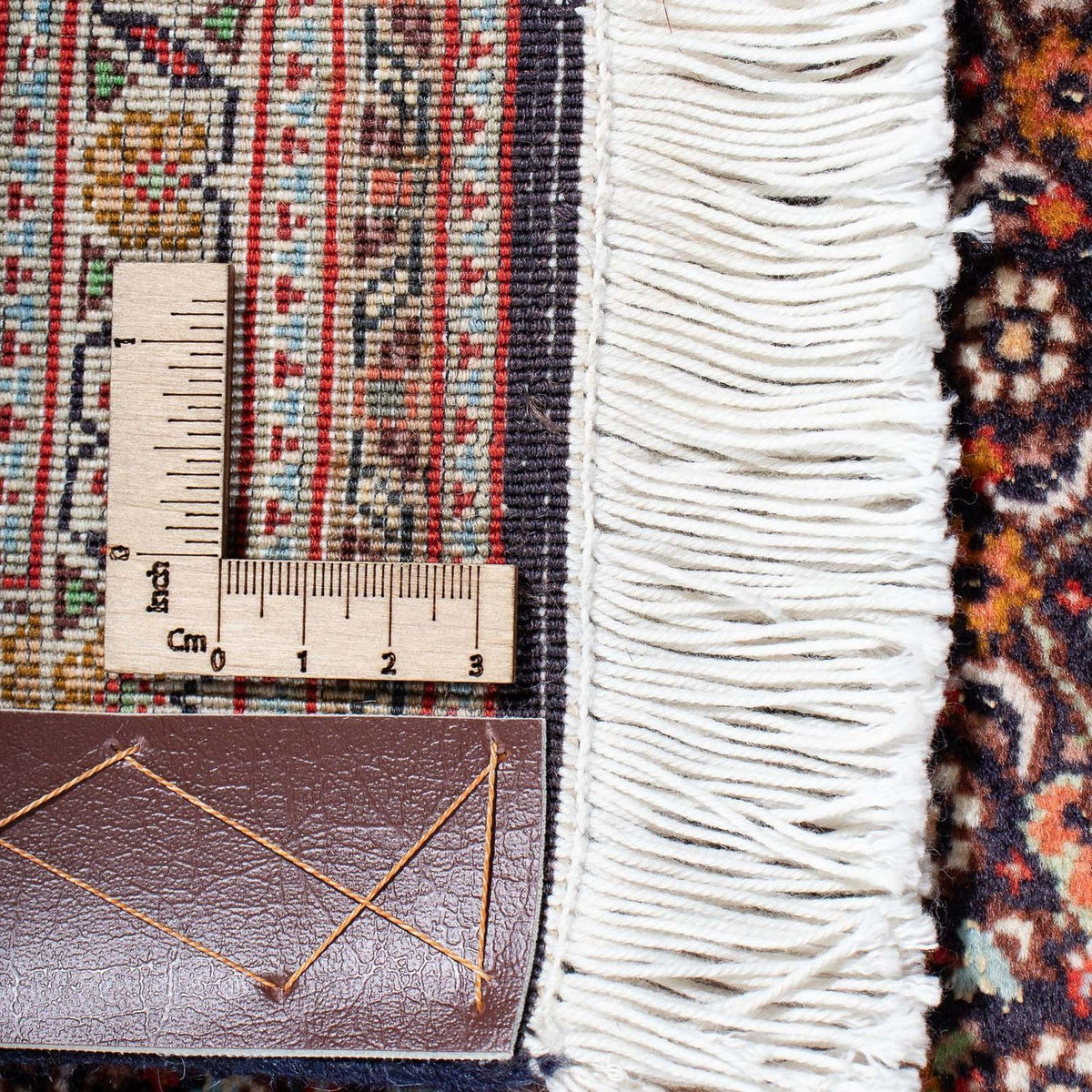 Dywan perski - Tabriz - 312 x 206 cm - ciemnoniebieski