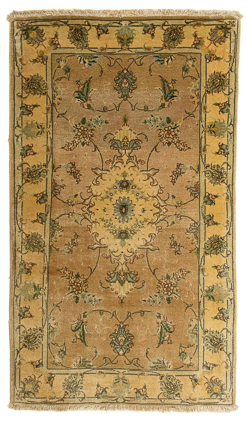 Dywan perski - Tabriz - Królewski - 122 x 66 cm - jasnobrązowy