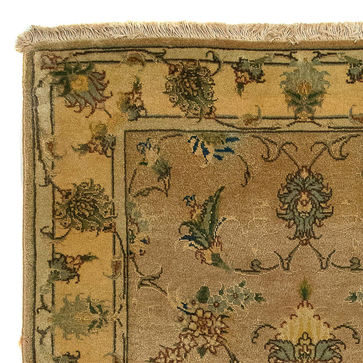 Dywan perski - Tabriz - Królewski - 122 x 66 cm - jasnobrązowy