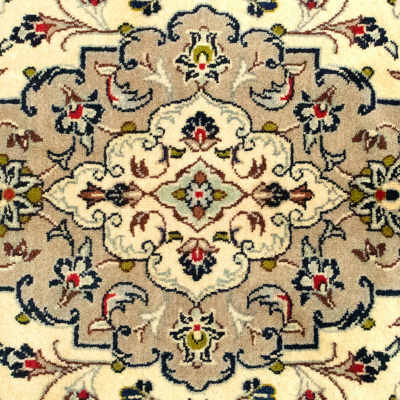 Dywan perski - Keshan - 213 x 138 cm - beżowy