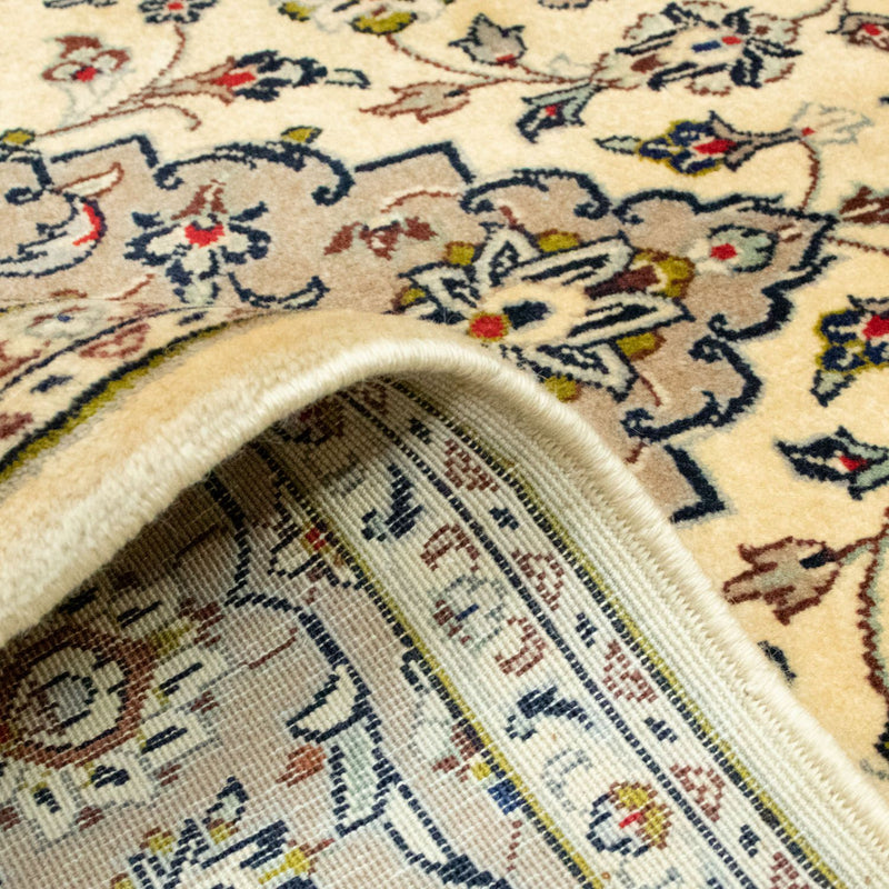 Dywan perski - Keshan - 213 x 138 cm - beżowy