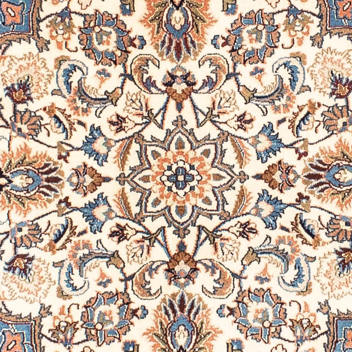 Dywan perski - Klasyczny kwadratowy  - 153 x 148 cm - ciemnoniebieski