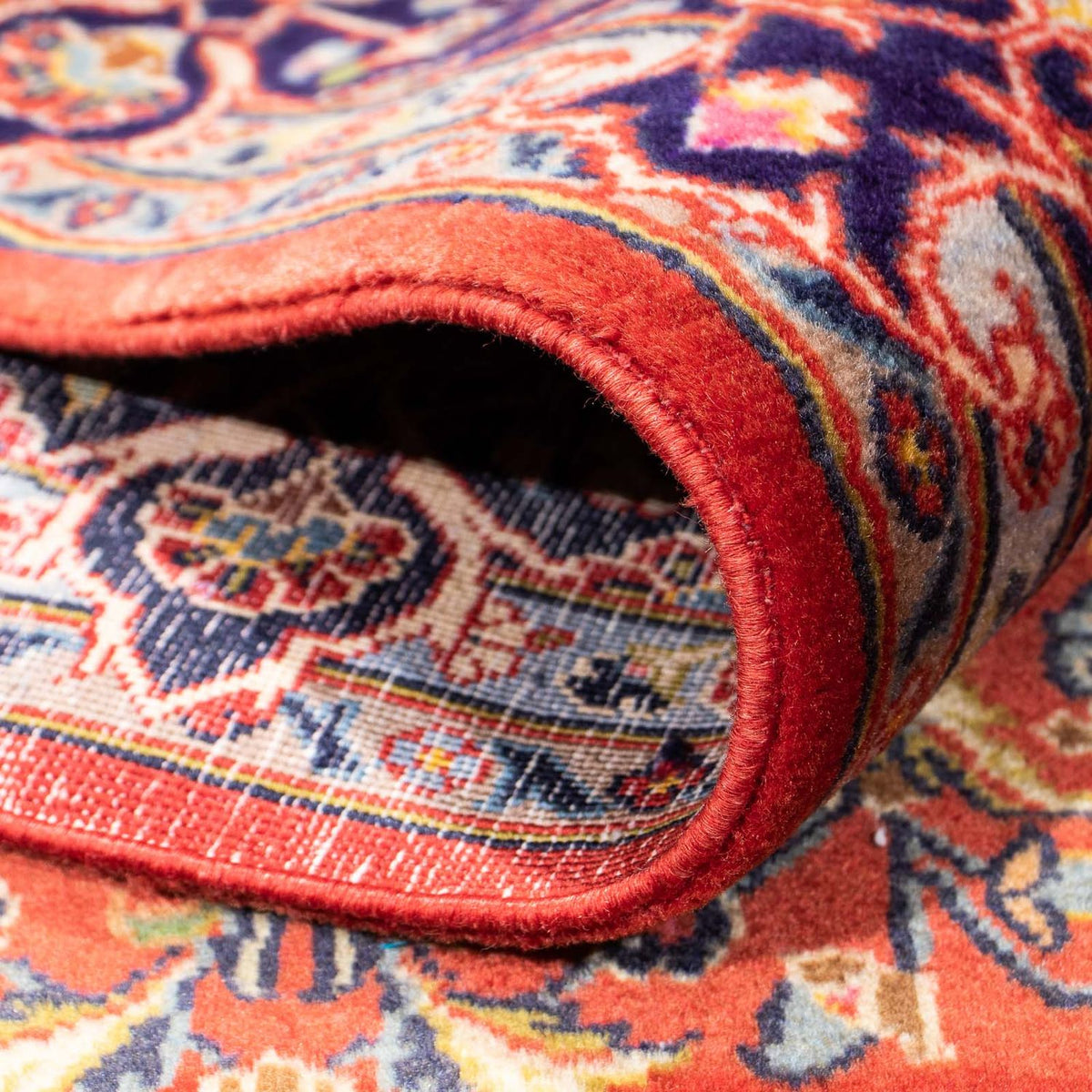 Dywan perski - Keshan - 222 x 140 cm - rdza