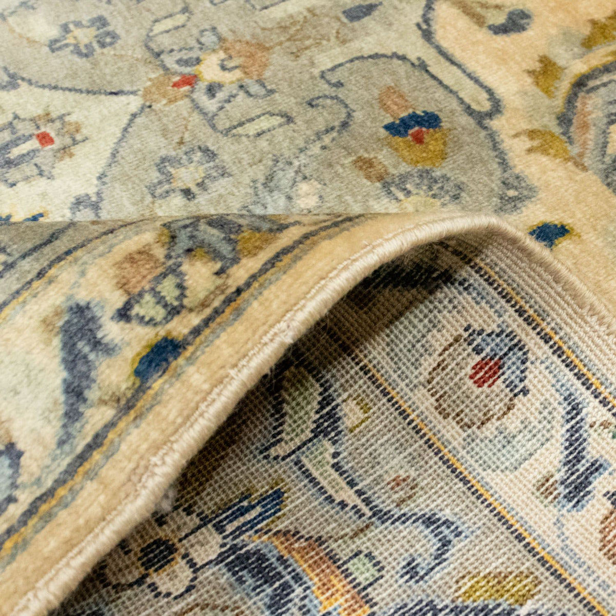 Dywan perski - Keshan - 212 x 150 cm - beżowy