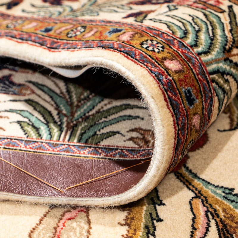 Dywan perski - Ghom - 195 x 122 cm - jasnobrązowy