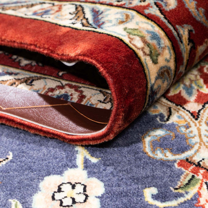 Dywan perski - Ghom - 193 x 133 cm - ciemnoniebieski