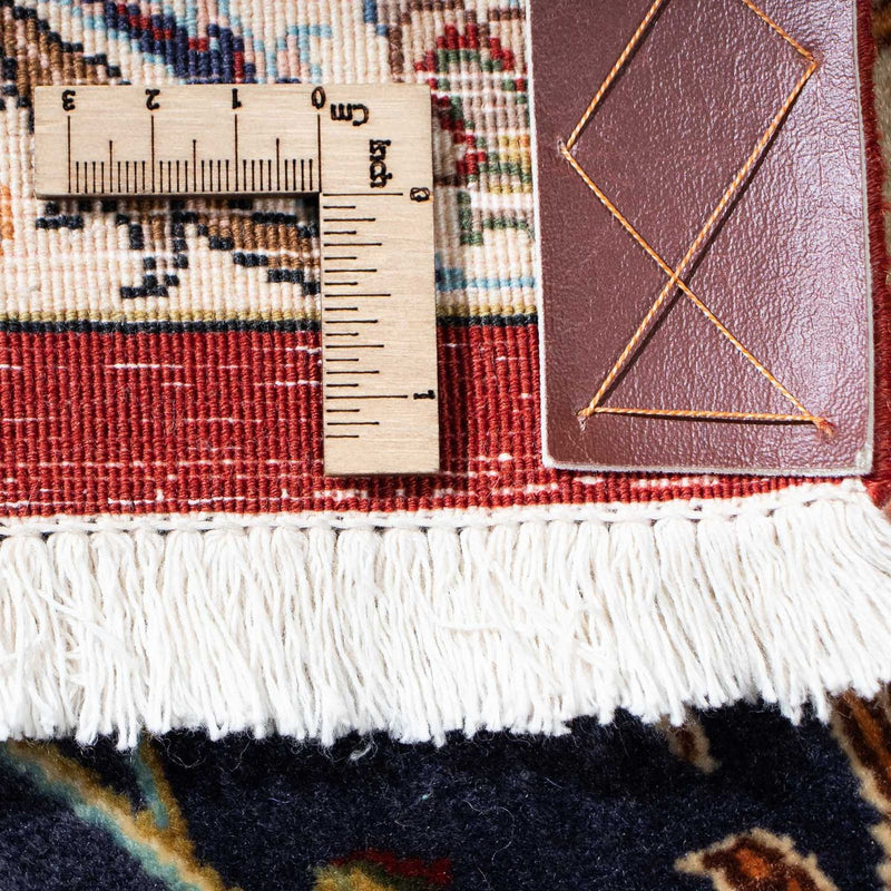 Dywan perski - Ghom - 193 x 133 cm - ciemnoniebieski