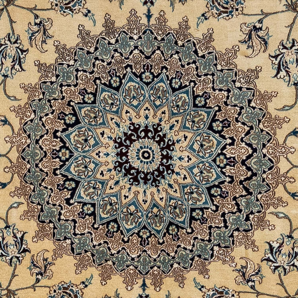 Dywan perski - Nain - 340 x 246 cm - beżowy