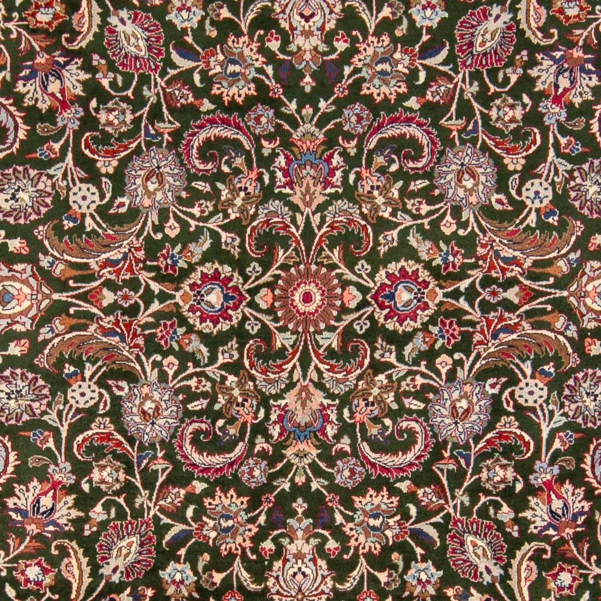 Dywan perski - Klasyczny - 338 x 250 cm - ciemna zieleń