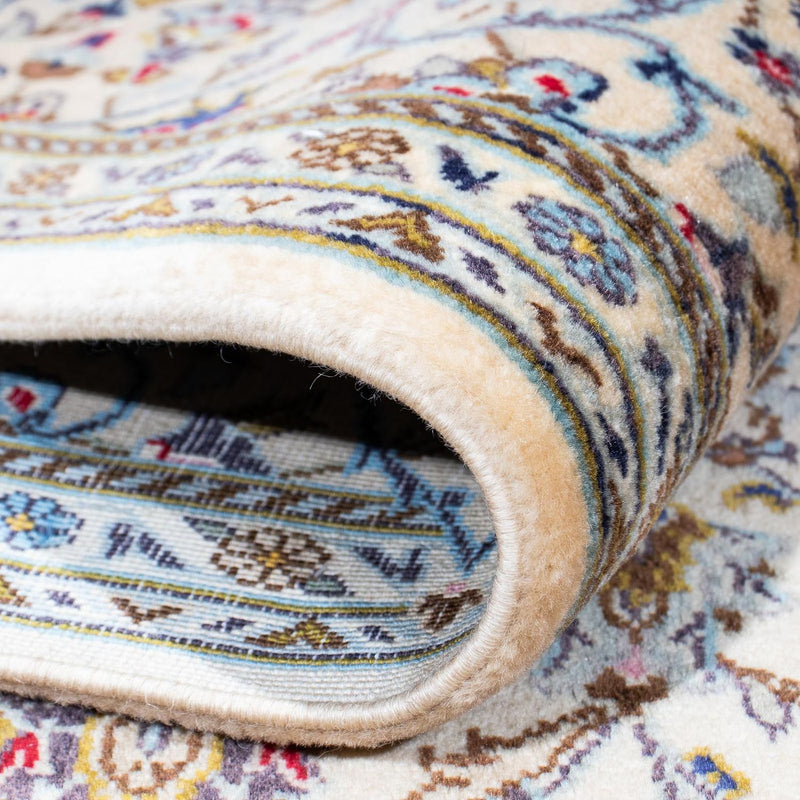 Dywan perski - Keshan - 216 x 142 cm - beżowy