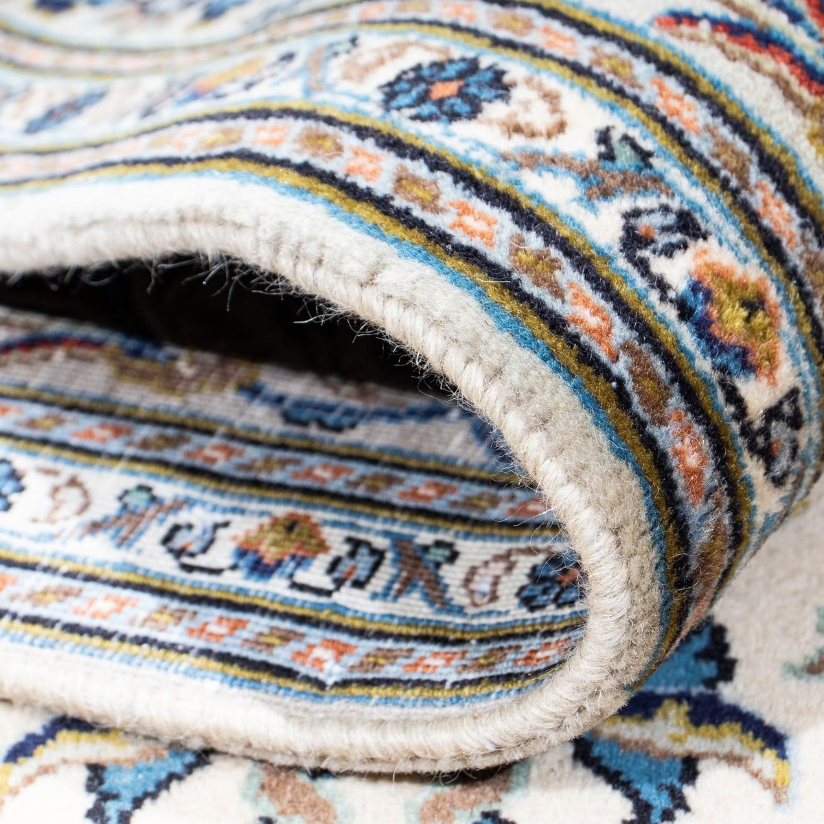 Dywan perski - Keshan - 240 x 158 cm - beżowy