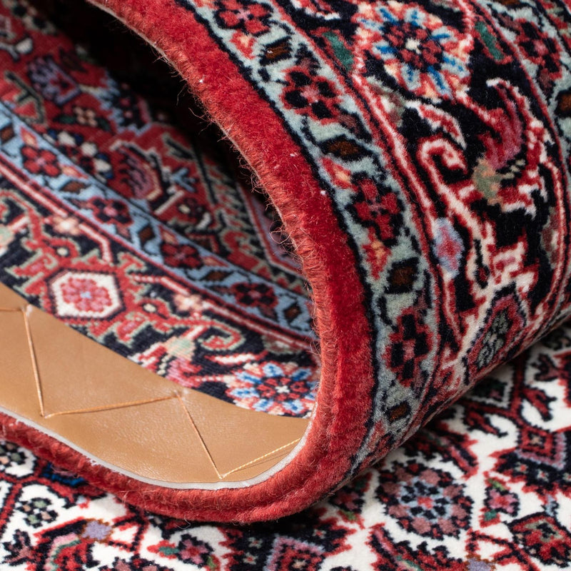 Biegacz Dywan perski - Bijar - 207 x 73 cm - jasna czerwień