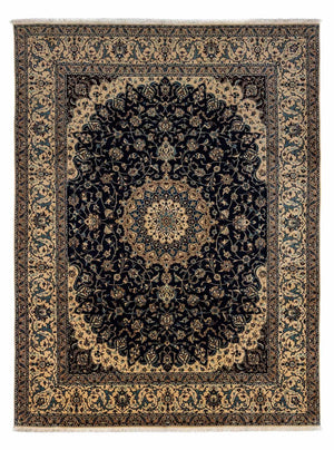 Dywan perski - Nain - 350 x 258 cm - ciemnoniebieski