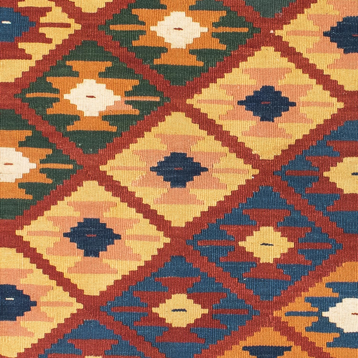 Dywan Kelim - Orientalny - 152 x 98 cm - rdza