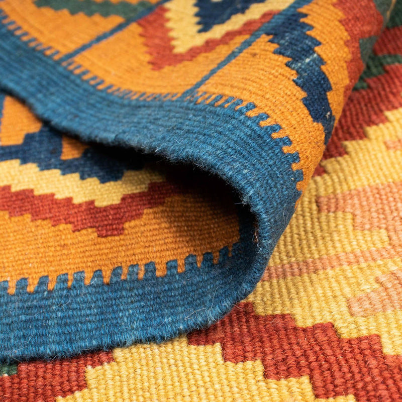 Dywan Kelim - Orientalny - 152 x 98 cm - rdza