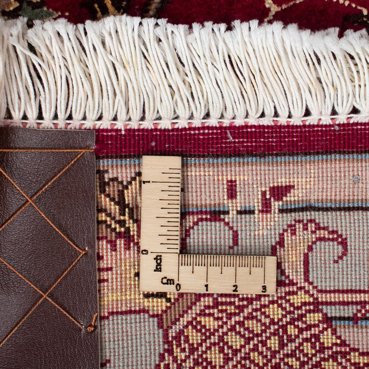 Dywan perski - Tabriz - Królewski - 87 x 60 cm - ciemna czerwień