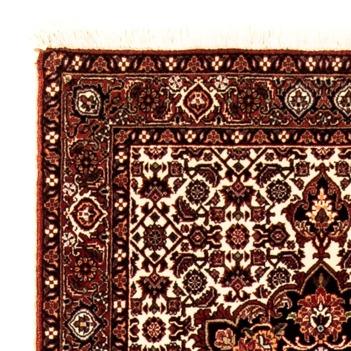 Biegacz Dywan perski - Bijar - 248 x 70 cm - beżowy