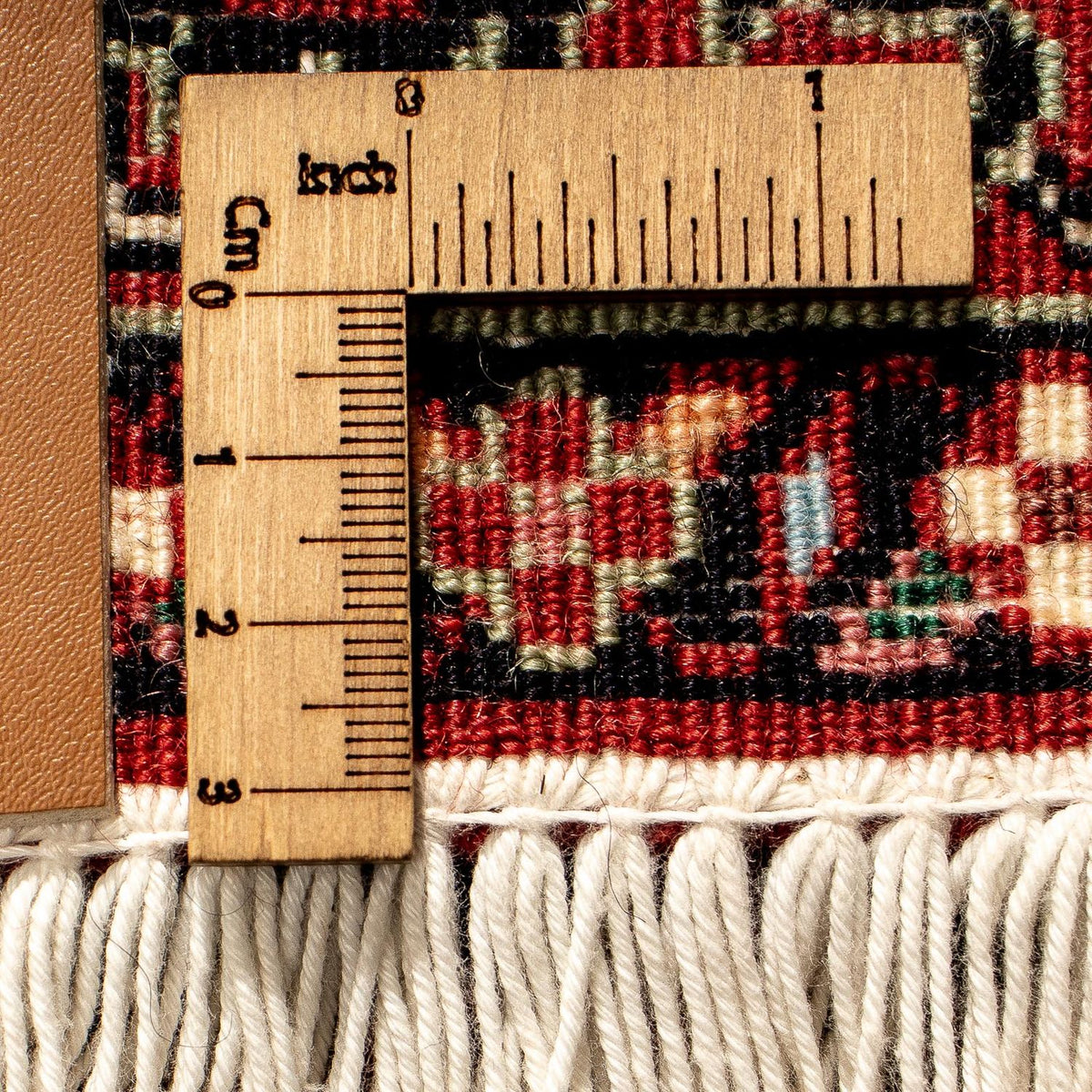 Biegacz Dywan perski - Bijar - 248 x 70 cm - beżowy