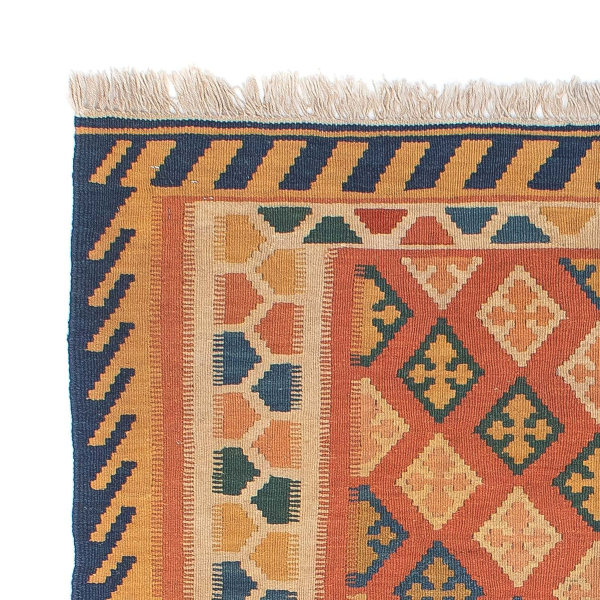 Dywan Kelim - Orientalny - 155 x 108 cm - wielokolorowy