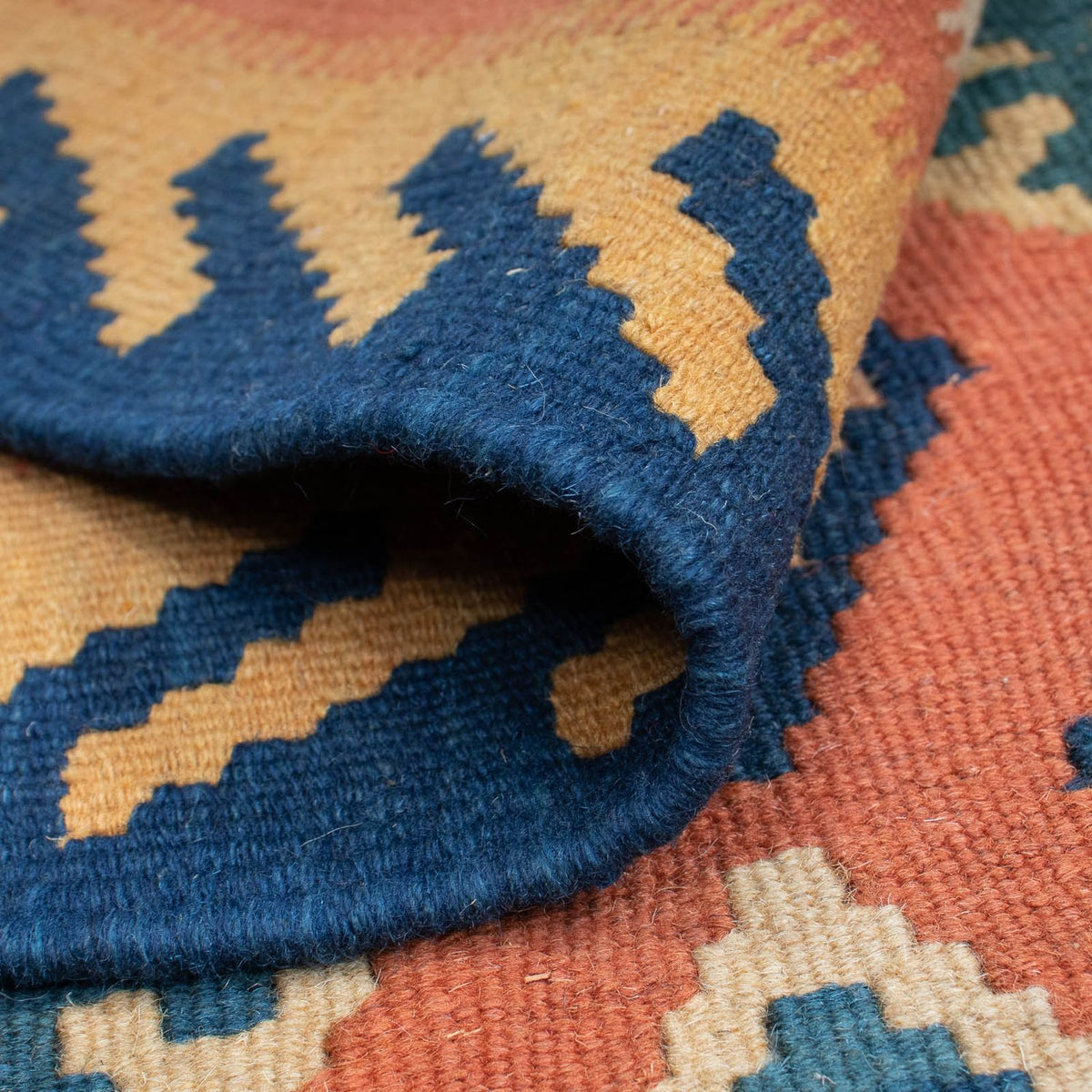 Dywan Kelim - Orientalny - 155 x 108 cm - wielokolorowy