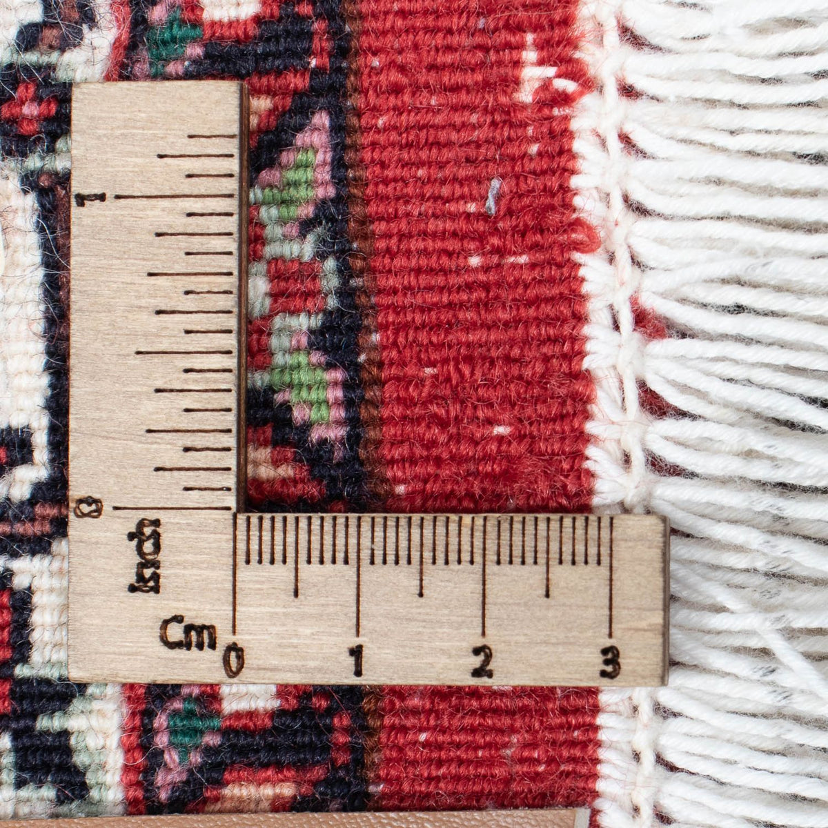 Biegacz Dywan perski - Bijar - 415 x 82 cm - ciemna czerwień