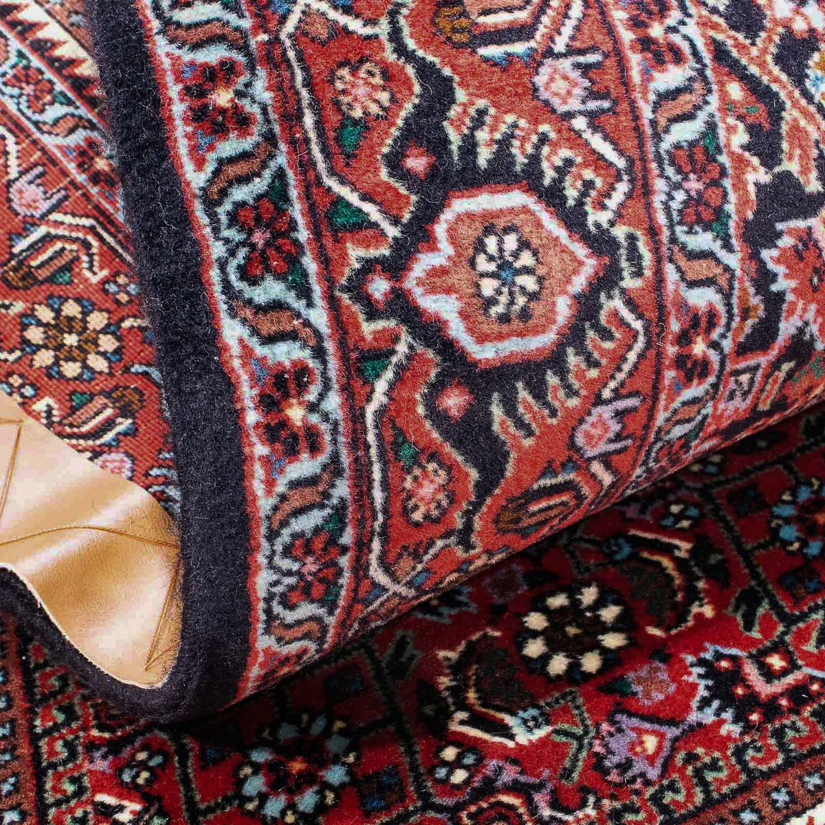 Dywan perski - Bijar - 169 x 106 cm - jasna czerwień