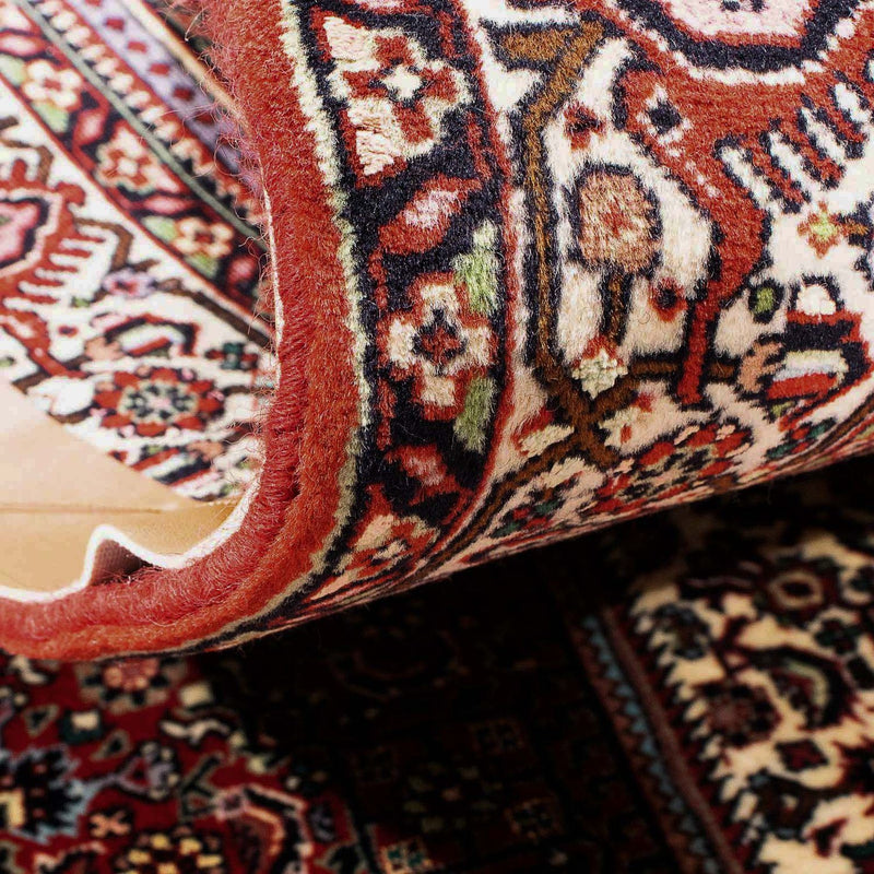 Biegacz Dywan perski - Bijar - 178 x 107 cm - jasna czerwień