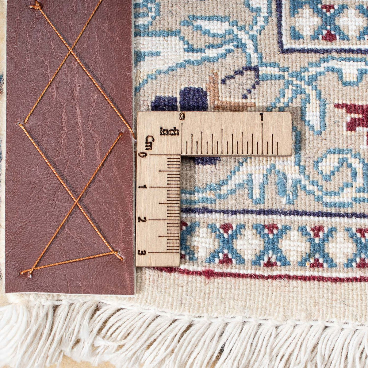 Dywan perski - Nain - Premium - 303 x 199 cm - beżowy