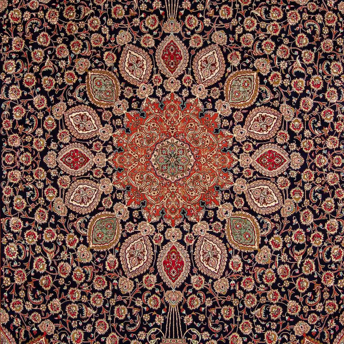 Dywan perski - Tabriz - 390 x 296 cm - jasnobrązowy