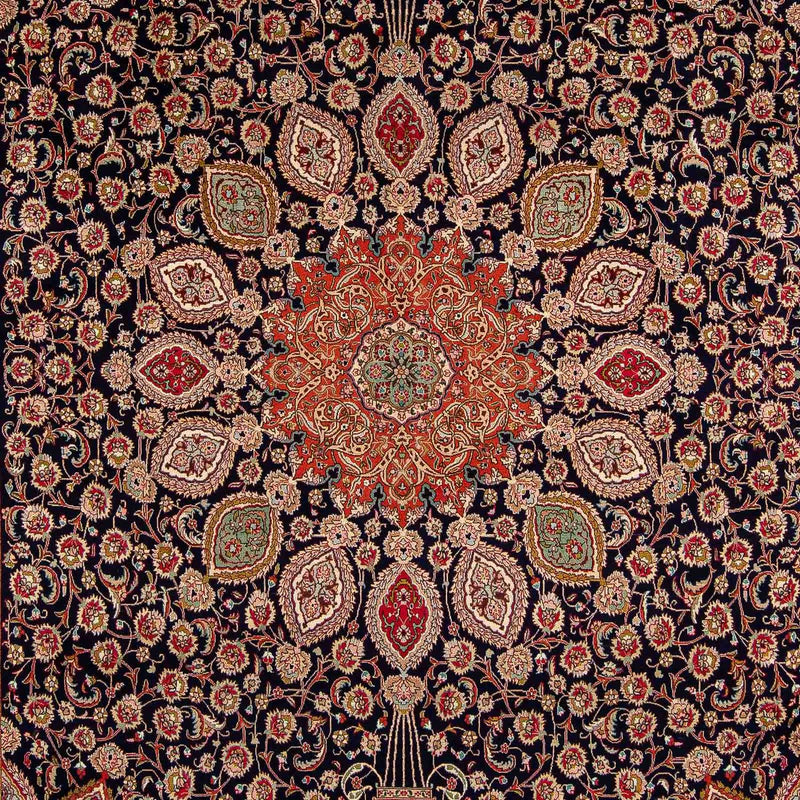 Dywan perski - Tabriz - 390 x 296 cm - jasnobrązowy
