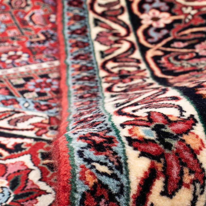 Dywan perski - Bijar - 295 x 253 cm - ciemna czerwień