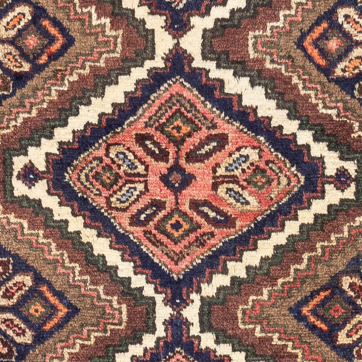 Perski dywan - Nomadyczny - 120 x 73 cm - jasna czerwień