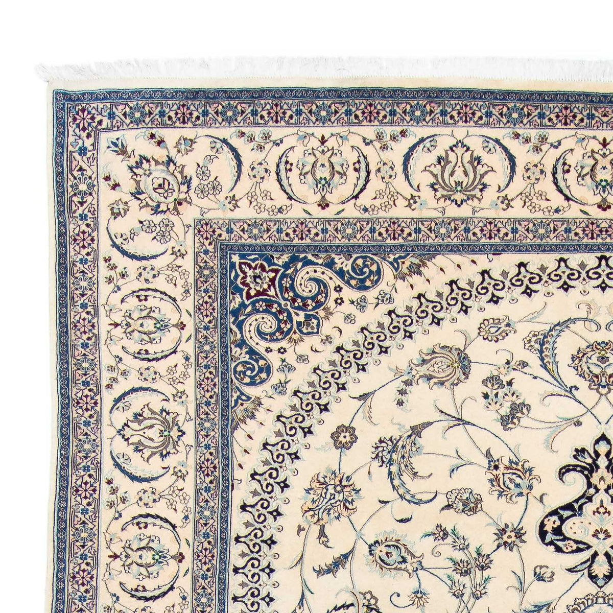 Dywan perski - Nain - Premium - 343 x 248 cm - beżowy