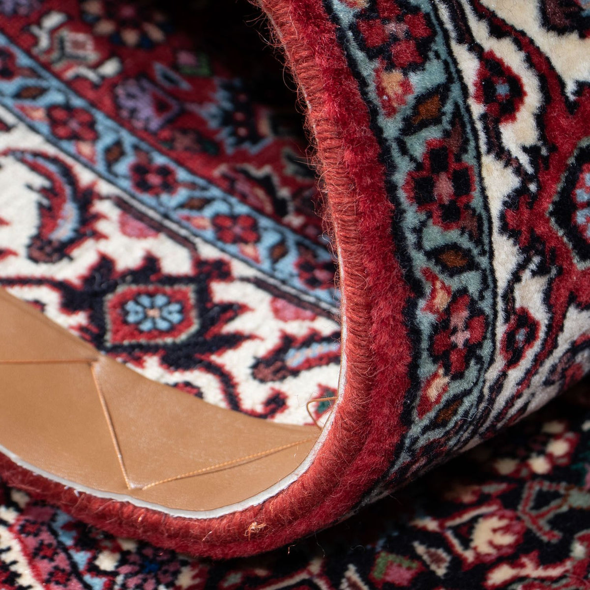 Biegacz Dywan perski - Bijar - 198 x 73 cm - ciemna czerwień