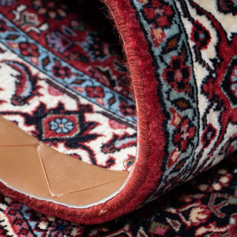 Biegacz Dywan perski - Bijar - 198 x 73 cm - ciemna czerwień