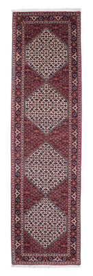 Biegacz Dywan perski - Bijar - 300 x 82 cm - czerwony